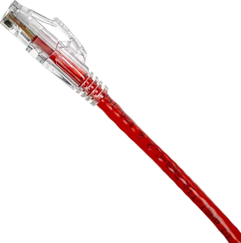 Vista 17 de NTW NTW - Cable de conexión de bloqueo de red patentado CAT6 de 1 pie, sin enganches, azul (NL-U6K-001BL)