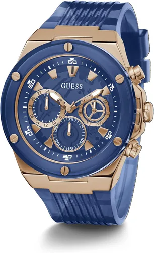 Vista 7 de GUESS US Mens Blue Multifunction Watch one