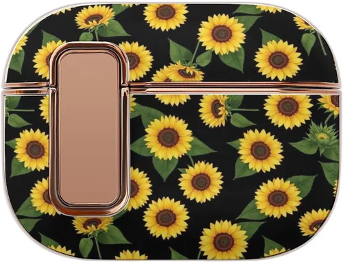 Vista 12 de Funda para auriculares compatible con Airpods Pro 2, funda de plástico, con bloqueo, protección a prueba de golpes