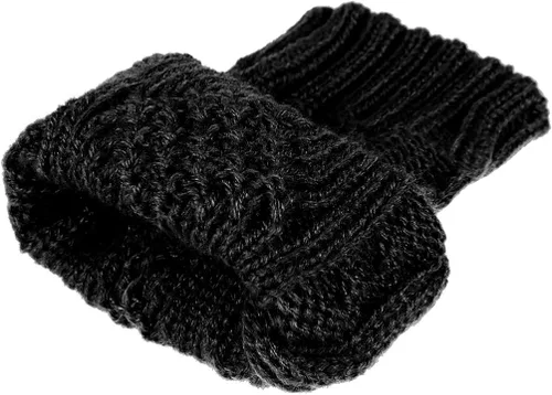 Vista 5 de NOVAWO Calentadores de brazo de invierno para mujer, guantes cálidos sin dedos, ganchillo de mano