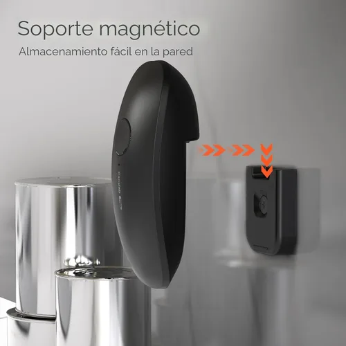 Vista 5 de Canslab Ultrablade PRO Abrelatas con Parada Automática - Abrelatas Eléctrico Recargable para Cocina para Personas Mayores con Artritis - Abridor