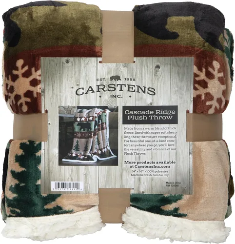 Vista 44 de Carstens, Inc. Dean Crouser - Manta de forro polar Sherpa de gran tamaño, 54 x 68 pulgadas, A Moment's Rest