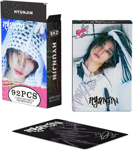 Vista 2 de KPOPBP Stray Kids Tarjetas Fotográficas 60 PCS Álbum SKZ Rock Star Tarjetas de Fotos con 32 PCS Calcomanías Regalo Kpop Tarjetas Lomo Mercancía