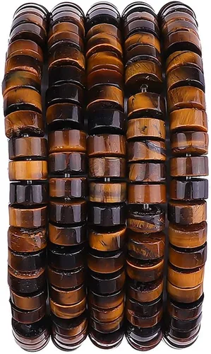 Vista 12 de BEADIA Cuentas Espaciadoras de Jade Natural Africano Planas Redondas Sueltas para Hacer Joyas con Abalorios 3mmx2mm 38cm