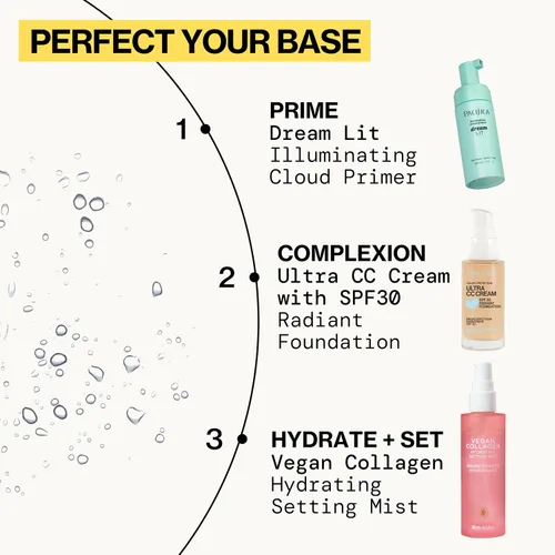 Vista 9 de Pacifica Beauty Vegan Colágeno Hidratante - Imprimación facial hidratante iluminadora para piel húmeda, con colágeno vegano y escualano para un