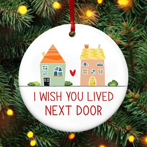 Vista 9 de TEEZWONDER Regalos de Navidad de Amistad para Mujeres y Hombres - Adornos de Sol de Navidad 2025 - Regalos de Vida Natural para Amigas, Adorno