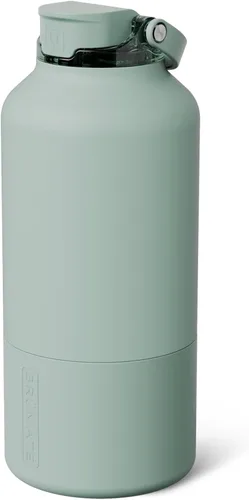 Vista 46 de BrüMate Rise - Botella de agua de 25 onzas con pajita de silicona cubierta 100 % a prueba de fugas, botella de agua de acero inoxidable aislada