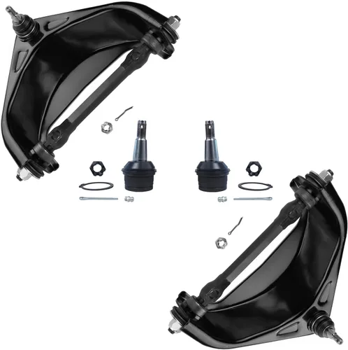Vista 77 de Detroit Axle - 4 piezas de brazos de control traseros para Ford C-Max, Focus, Mazda 3 5, Volvo C30, C70, S40, V50, 4 brazos de control superiores e