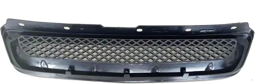 Vista 5 de Protector de rejilla superior para parachoques delantero, malla ABS negra, entrada de aire para Honda Civic EJ/EK Type R 1996-1998