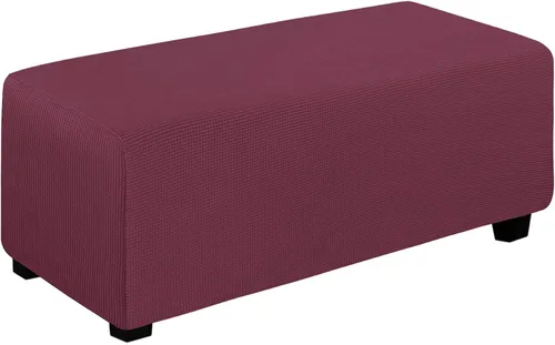 Vista 67 de Easy-Going Funda Elástica para Otomana Taburete de Almacenamiento Plegable Protector de Muebles Funda Rectangular Suave con Parte Inferior Elástica