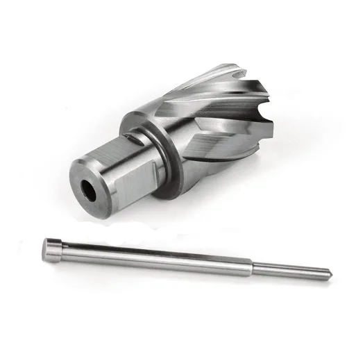 Vista 5 de OSCARBIDE 1-1/8" x 1" HSS cortador anular 3/4" Weldon Shank Mag broca
