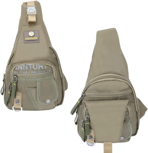 Vista 2 de Bolso bandolera de nailon, mochila pequeña, bolsa de hombro cruzada