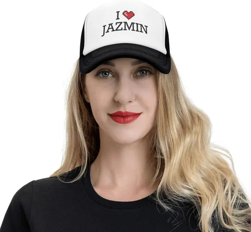 Vista 4 de Hats for Dad I Love Jazmin Trucker Hats Life is Good Hat