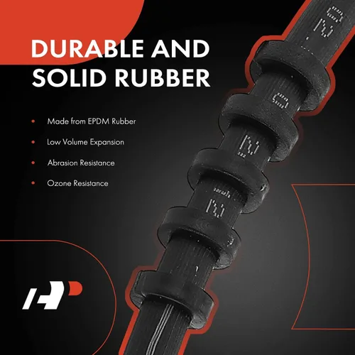 Vista 3 de A-Premium Manguera hidráulica de freno delantero compatible con modelos Dodge seleccionados - Dakota 1991 1992 1993 1994 1995 1996 4WD - Reemplazo #