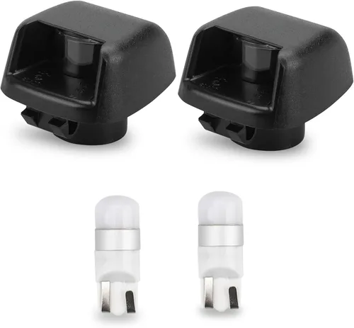 Vista 10 de Bestview - Lente LED para luz de matrícula, luces de etiqueta, lámpara trasera con enchufe y arnés de cables de repuesto para Nissan Frontier