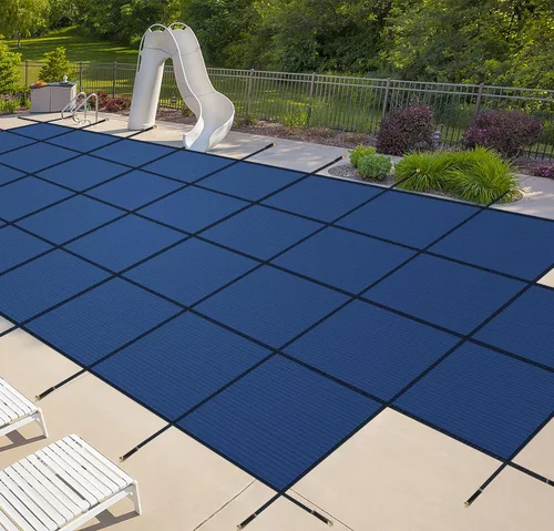 Vista 17 de iCOVER Cubierta de seguridad para piscina interior, 20x40 pies rectangular, cubierta de seguridad de invierno para piscinas interiores, cubierta