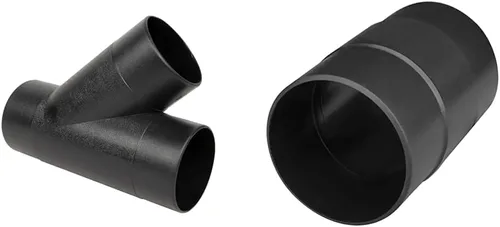 Vista 12 de POWERTEC 70106 - Conector de manguera de recolección de polvo de ajuste en Y, negro y 70149-P2 4 pulgadas con control de polvo flexible