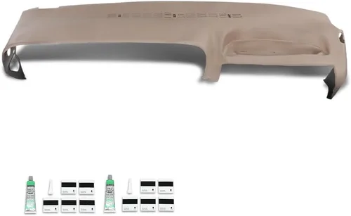 Vista 20 de PIT66 Cubierta de bisel de tablero TPE negra compatible con Buick Apollo/Olds Omega 1972-1974 Compatible con Chevy Chevy II/Chevy Nova 1969-1974
