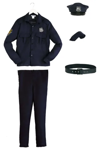 Vista 8 de Disfraz de policía para hombre Multicolor