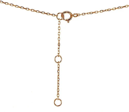 Vista 2 de Hoops & Loops Gargantilla pequeña de plata de ley con circonita cúbica, Circonia cúbica