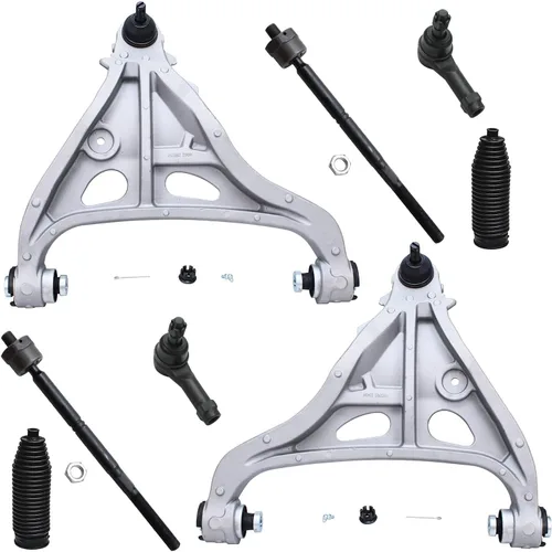 Vista 199 de Detroit Axle - Kit de brazos de control de extremo de 8 piezas para Toyota 2001-2003 Highlander 2002-2003 Camry Lexus ES300, 2 conjuntos de brazos