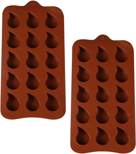 Vista 10 de Cabilock 2 moldes de silicona para dulces, moldes de chocolate, moldes de corona, moldes de gomitas, molde de silicona para hornear, bandeja