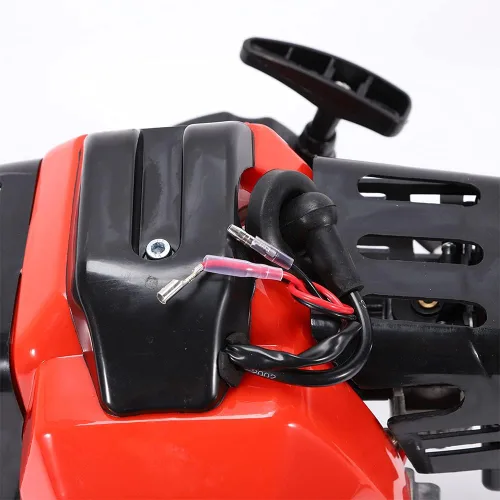 Vista 7 de CNCEST Motor completo de 2 tiempos de 49 CC, arranque de motor de un solo cilindro refrigerado por aire, perfecto para bicicletas de bolsillo