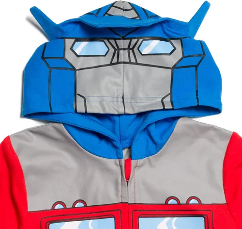Vista 4 de Transformers Bumblebee Optimus Prime Overol para niños pequeños a niños grandes
