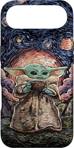 Vista 27 de Star Wars: The Mandalorian The Child Starry Night Style - Carcasa para iPhone 17