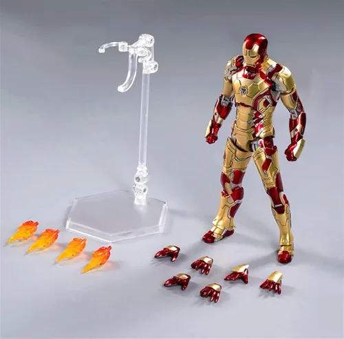 Vista 4 de MK42Ironmam - Figuras de acción de 7 pulgadas, edición coleccionista, modelo de juguete Mark