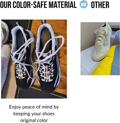 Vista 4 de Bolsa para lavadora de zapatos para 1 par grande de zapatos, elimina el olor de zapatos deportivos con bolsas reutilizables para zapatos