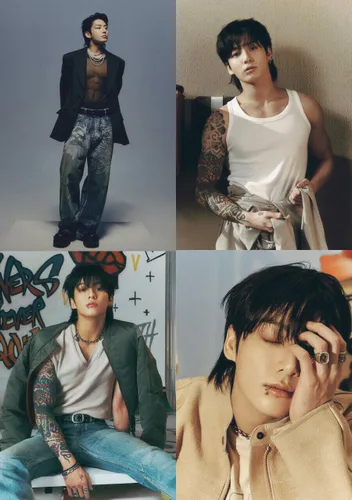 Vista 3 de (WEVERSE ALBUMS Ver.) JUNGKOOK [ORO] Álbum K-POP SELLADO
