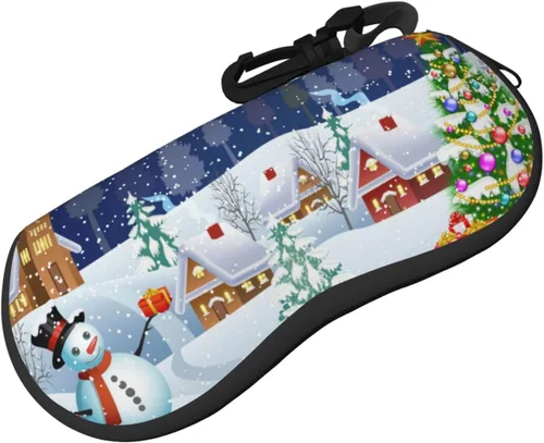 Vista 2 de Garlaibi Gafas de sol Soft Case Ultra Light Neopreno Cremallera Gafas Caso