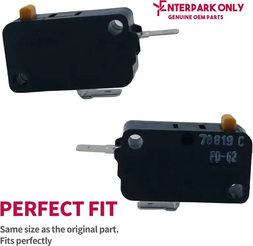 Vista 3 de ENTERPARK Nuevo OEM 2 Pack GE SZM-V16-FD-62 Microinterruptor Microinterruptor de repuesto para LG GE Starion