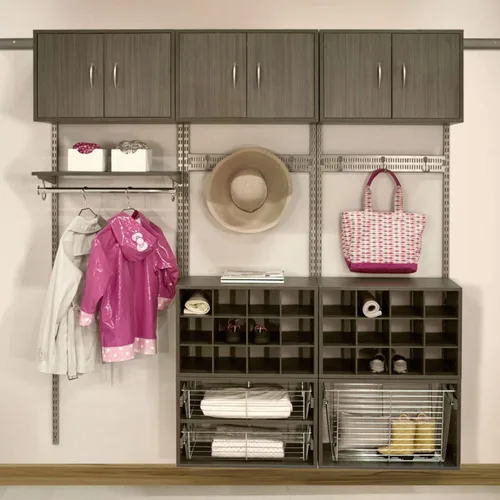 Vista 2 de Organized Living freedomRail Rail for FreedomRail Closet System, 24 pulgadas, color blanco