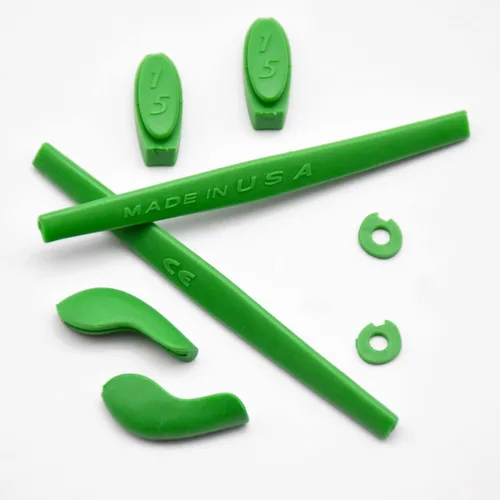 Vista 2 de Imytpft GreenDark Grey CompatibleReplacement Silicone Leg Set For Oakleys Juliet Sunglasses Rubber Kit
