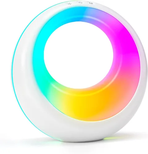 Vista 14 de Auxmir Luz nocturna para guardería, lámpara táctil recargable, 256 RGB Marrón (Brown-2 Pack)