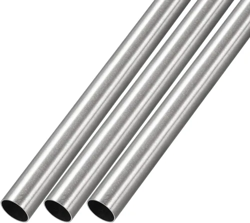 Vista 12 de METALLIXITY Tubo de acero inoxidable 304 (0.079 in de diámetro x 0.006 in de pared T x 9.843 in de largo), 3 piezas, tubo recto - para muebles