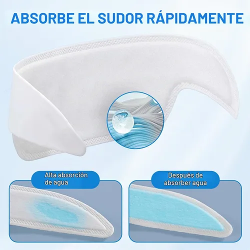 Vista 6 de 60 protectores de cuello para camisas de hombre, protector de camisa desechable, adhesivo contra el sudor