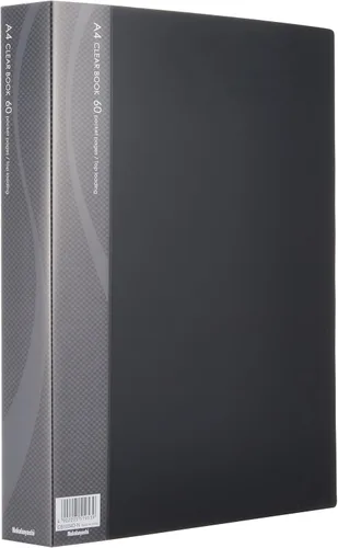 Vista 7 de Nakabayashi CB1033B-N Clear Book, Basic Color, A4, S-Shaped, 40P, Blue