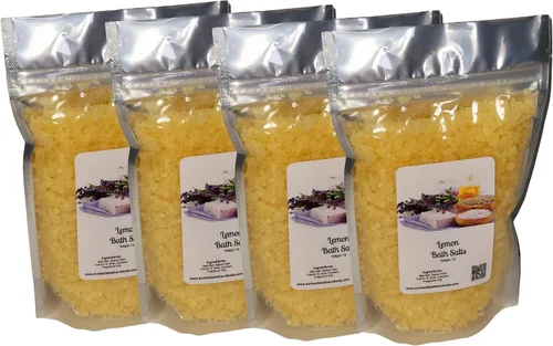 Vista 2 de Sales de baño Bolsa de 1 libra Aroma de limón Cantidad Precio Breaks ((1) bolsa de 1 libra)