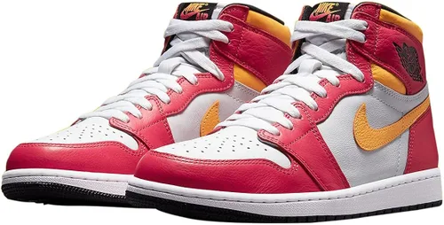 Vista 3 de Men's Jordan 1 Retro High OG Prototype WhiteTotal Orange-Multi (DC6515 100)