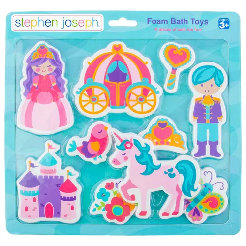 Vista 7 de Stephen Joseph, Juego de juguetes de 10 piezas de personaje de baño de espuma flotante, ajolote