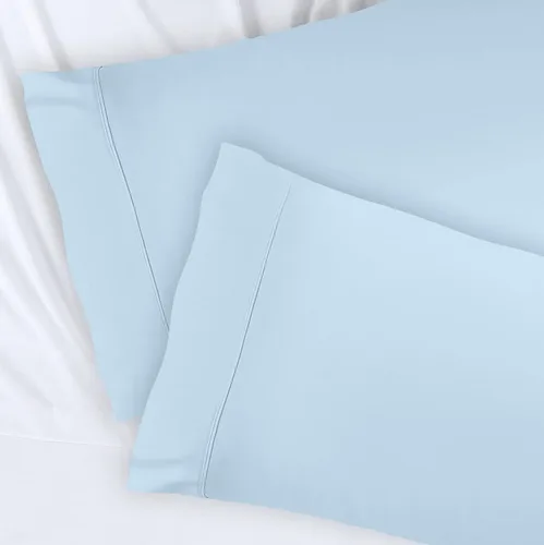 Vista 17 de Juego de cama de 5 piezas, 100% algodón egipcio de 600 hilos, fundas de almohada y sábana bajera con bolsillo extra profundo, ropa de cama suave