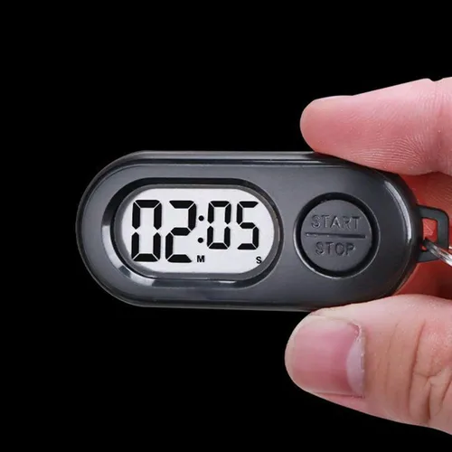 Vista 7 de Relojes temporizador, temporizadores digitales, llavero temporizador al aire libre, llavero cronómetros, temporizador portátil al aire libre colgante