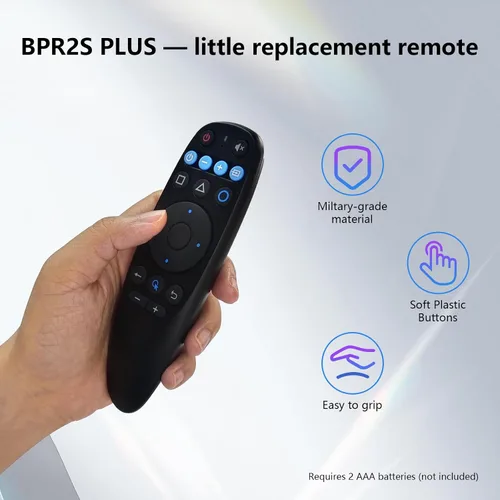 Vista 4 de BOXPUT Control remoto universal Android con mouse de aire, control remoto por voz BT 2.4G USB Control remoto compatible con aprendizaje IR de 6 ejes