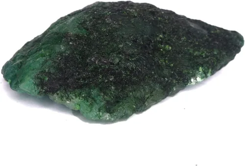 Vista 8 de GEMHUB Natural Rough Green Emerald Loose Gemstone Certified Raw Uncut Emerald Stone for Collection Jewelry Making and Lapidary Use