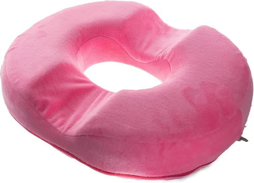 Vista 8 de Cojín ortopédico de espuma viscoelástica para asiento de dona, almohada para coxis y coxis, alivio del dolor para hemorroides, próstata, embarazo