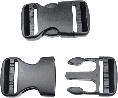 Vista 8 de Hebillas de liberación lateral Hebilla de plástico resistente Clips broches Mochila Hebilla Reemplazo para correa