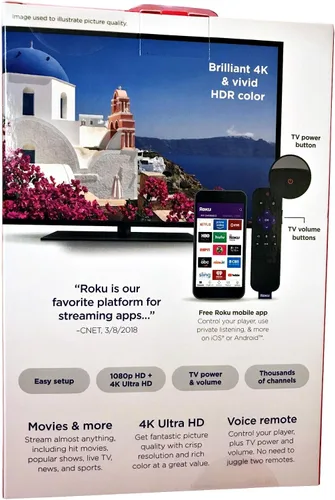 Vista 3 de Roku Reproductor de transmisión HDR 4K Premiere+